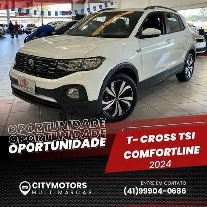VOLKSWAGEN T-CROSS 1.0 200 TSI TOTAL FLEX COMFORTLINE AUTOMÁTICO VOLKSWAGEN T-CROSS 1.0 200 TSI TOTAL FLEX COMFORTLINE AUTOMÁTICO